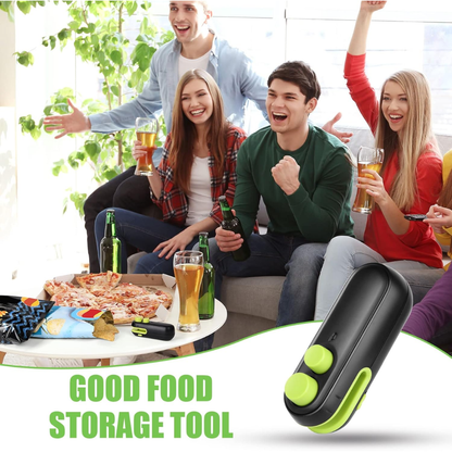 Sellador de bolsas compacto carga USB